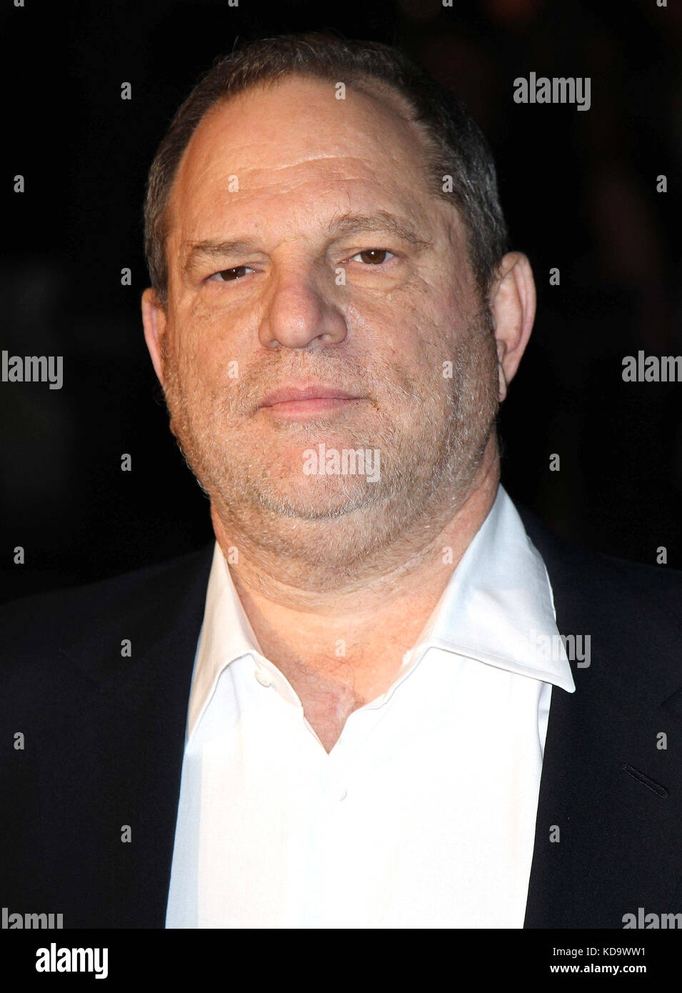 Harvey Weinstein The King's Speech Premiere BFI London Film Festival, Odeon Cinema, Leicester Square, London, UK, 21 October 2010: For piQtured Sales contact: Ian@Piqtured.com +44(0)791 626 2580 (picture by Richard Goldschmidt) Stock Photo
