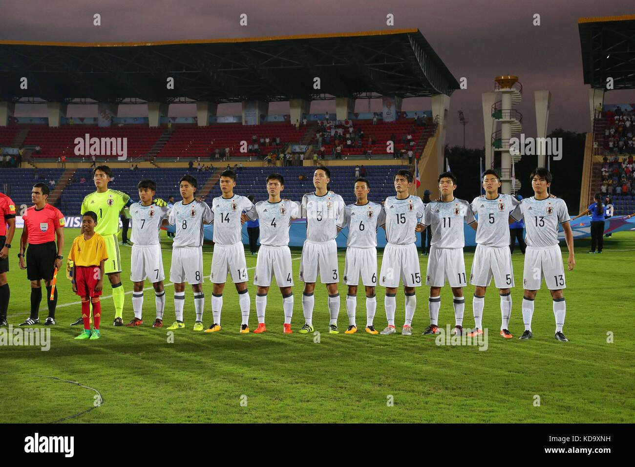 Guwahati, India. 11th Oct, 2017. U-17 Japan team group (JPN) Football ...