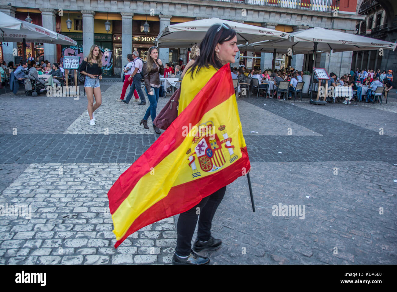 Madrid, Spain. 12th Oct, 2017. celebrations of the 12 of october on the streets of Madrid Credit: Alberto Sibaja Ramírez/Alamy Live News Stock Photo