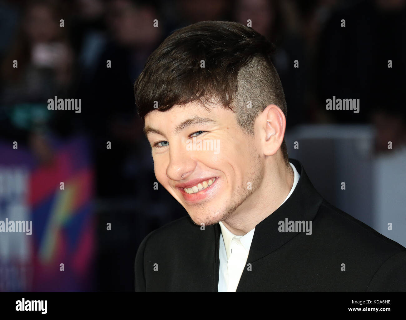London, UK. 12th Oct, 2017. Barry Keoghan, The Killing of a Sacred Deer - BFI LFF UK premiere, Leicester Square, London UK, 12 October 2017, Photo by Richard Goldschmidt Credit: Rich Gold/Alamy Live News Stock Photo