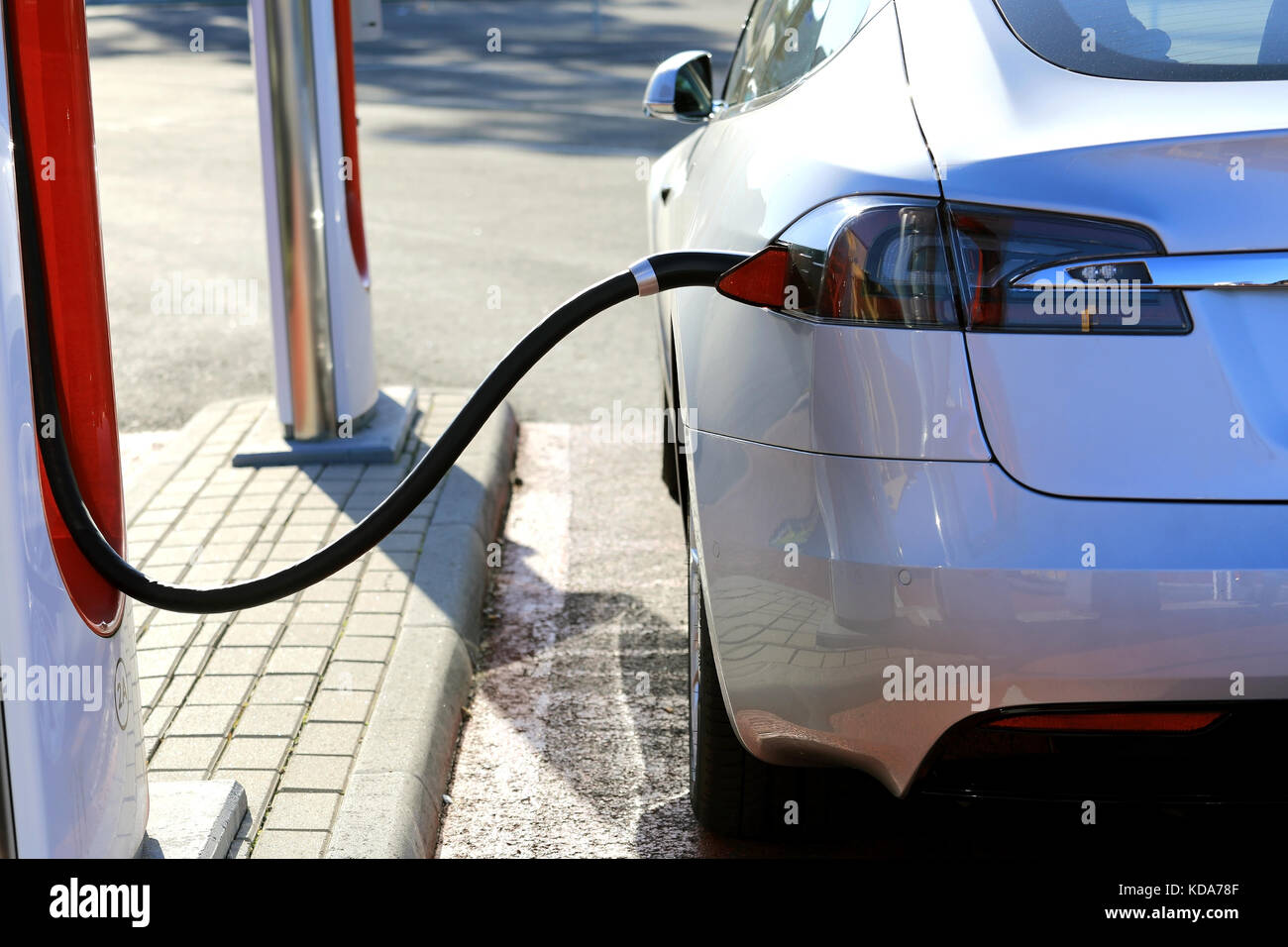 Charging Port Tesla Stock Photos Charging Port Tesla Stock