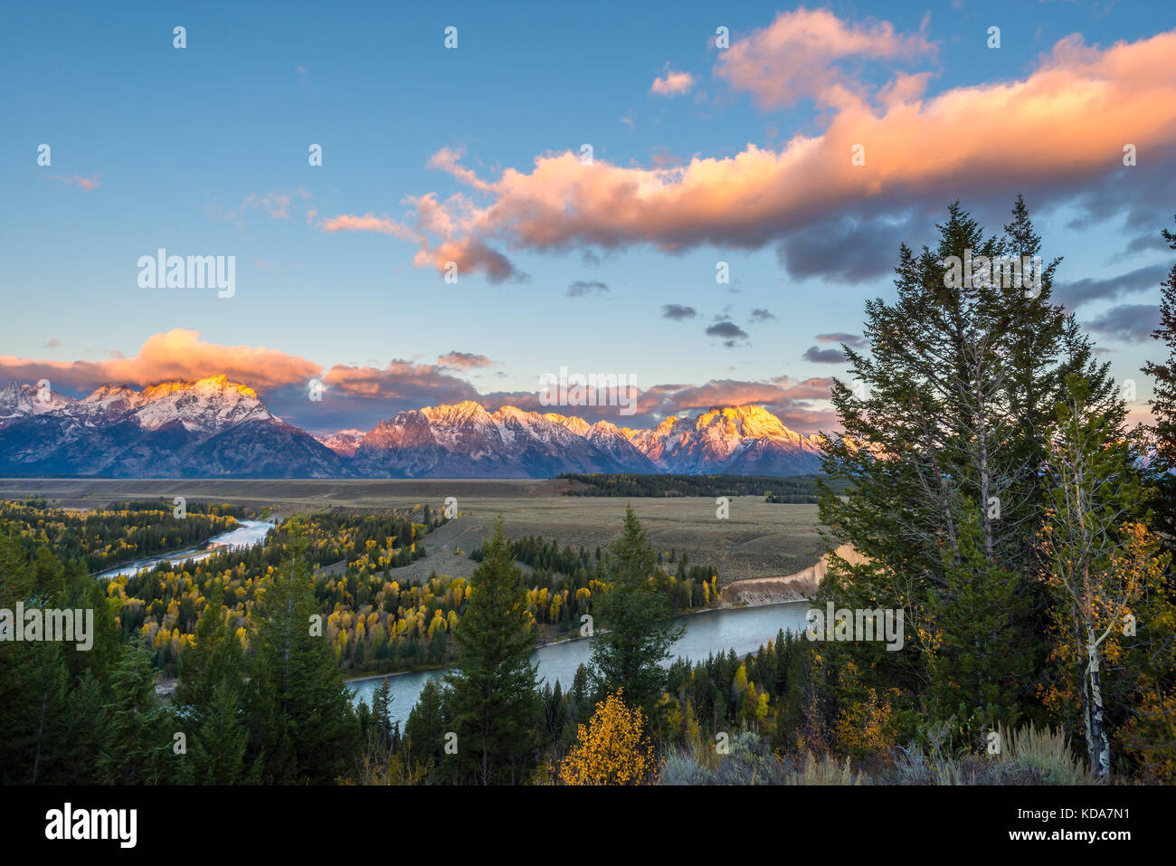 Snake River Overlook Stock Photo Alamy