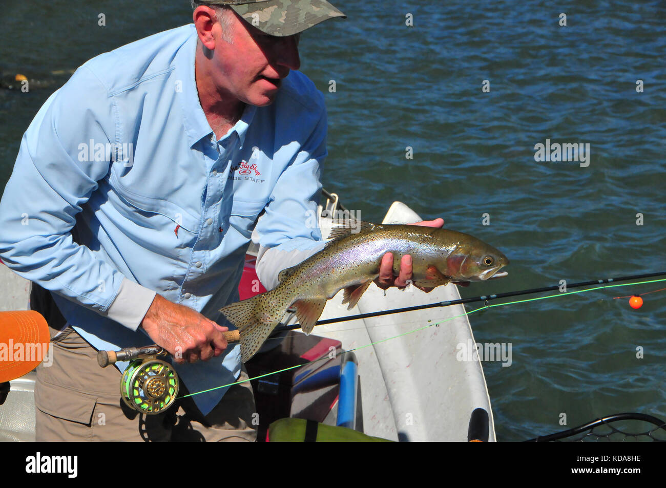 Big rainbow trout are often taken in the cool waters of the Lower Sac
