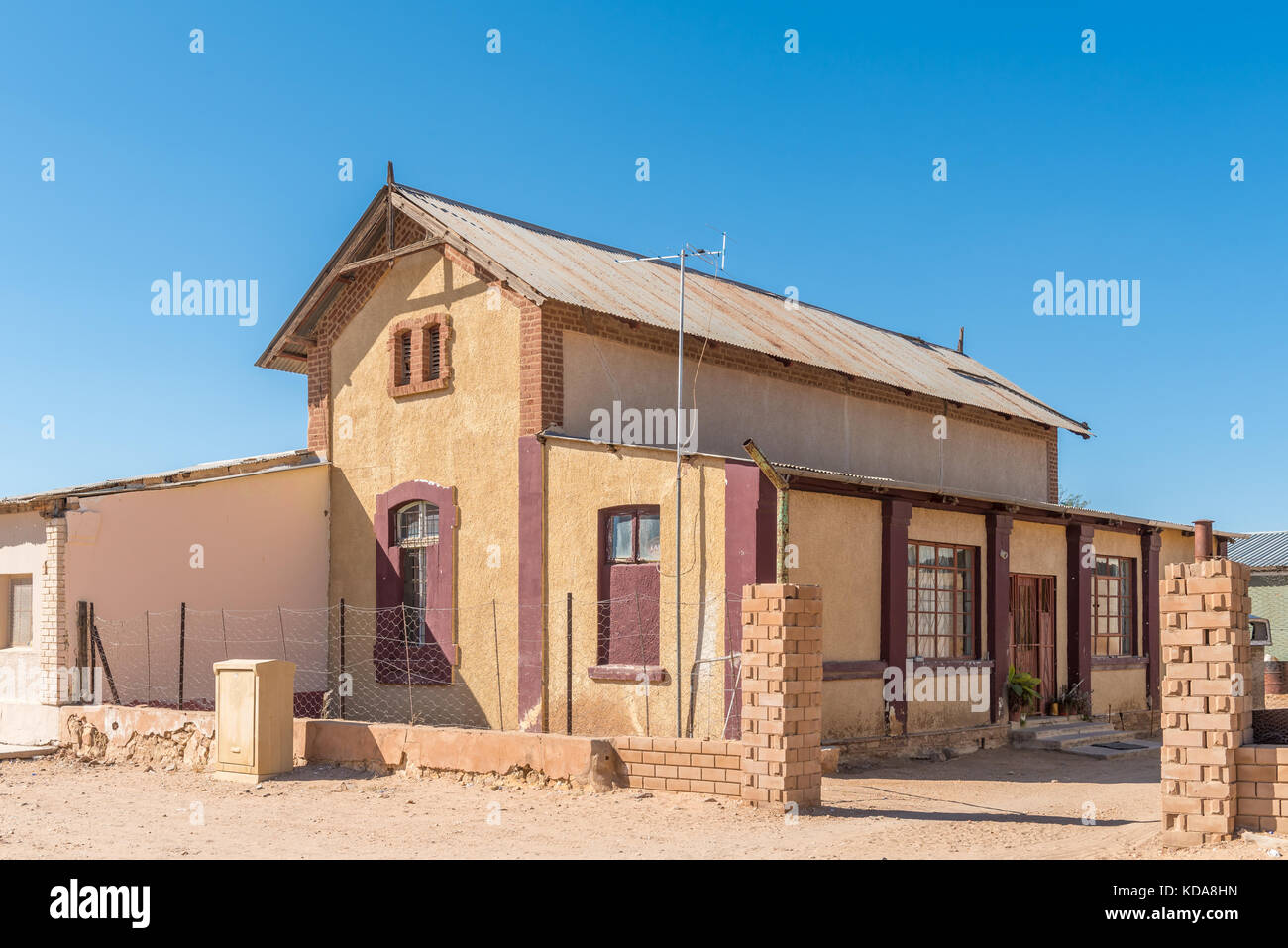 REHOBOTH, NAMIBIA JUNE 14, 2017 An old house in Rehoboth, a town in