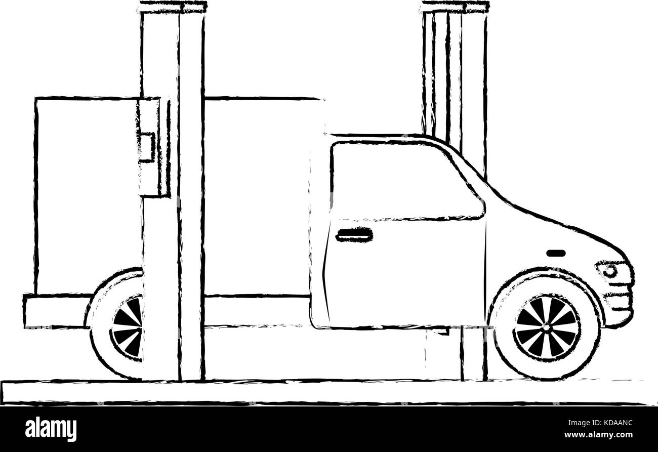 Assembling machine Stock Vector Images - Alamy