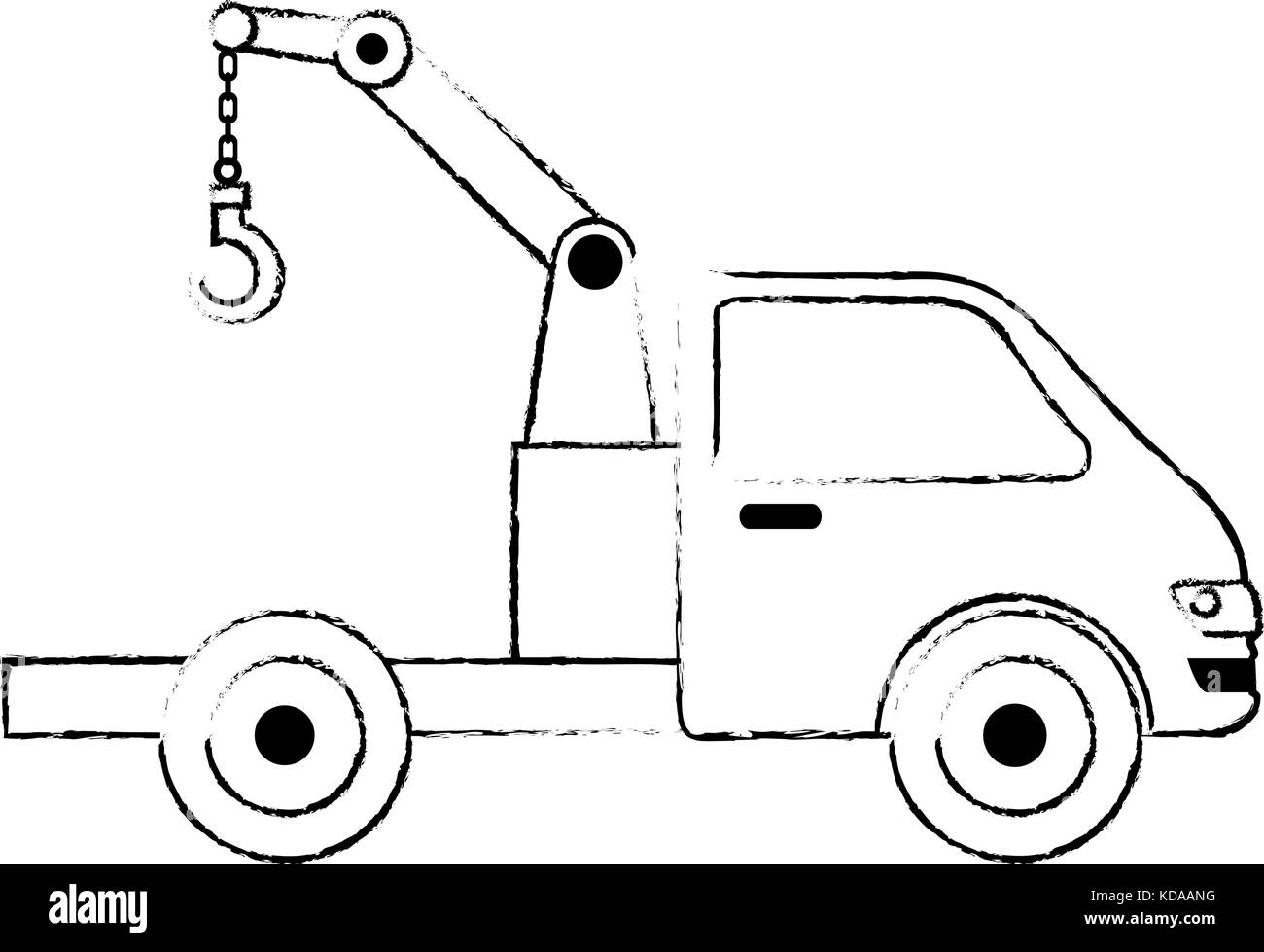 truck crane isolated icon Stock Vector Image & Art - Alamy