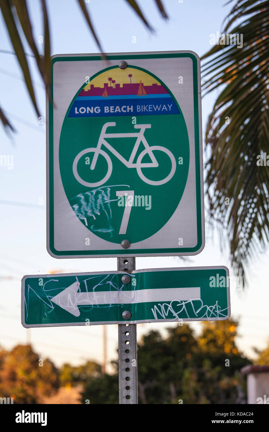 Bicycle path along Los Angeles - Bicycle Path Along Los Angeles River Near Willow Street Long Beach KDAC24