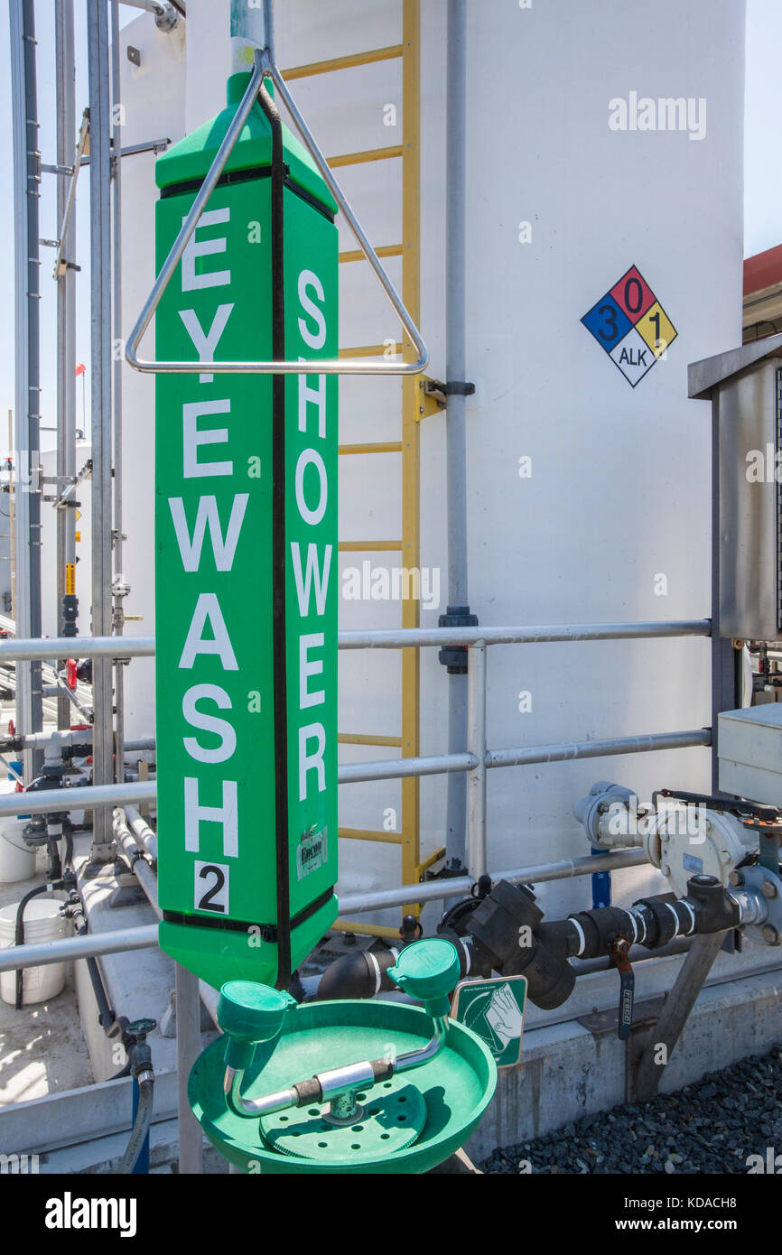 Emergency care at Leo J. Vander Lans Advanced Water Treatment Facility. The Water Replenishment District of Southern California. Long Beach, CA Stock Photo