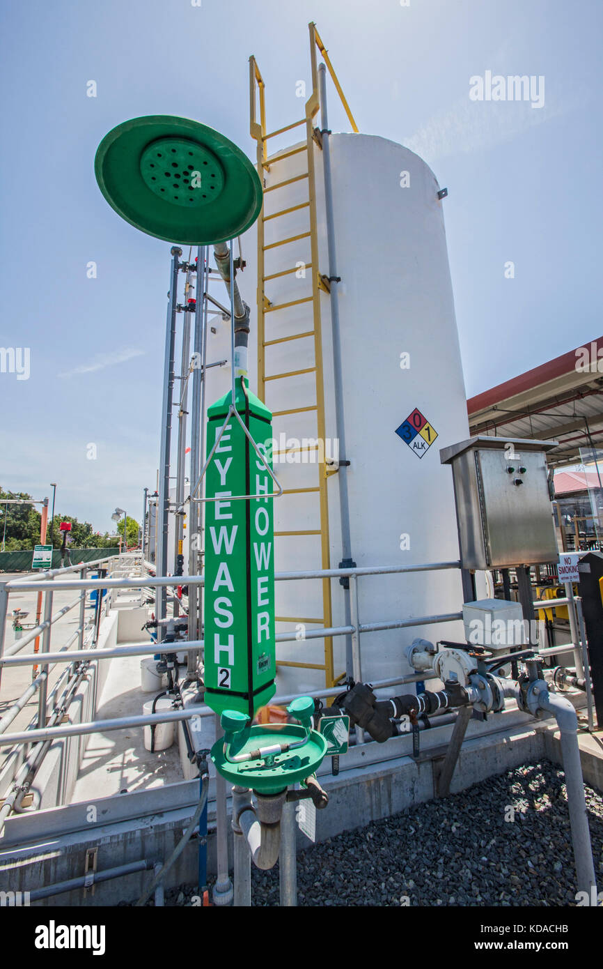 Emergency care at Leo J. Vander Lans Advanced Water Treatment Facility. The Water Replenishment District of Southern California (WRD) is the largest g Stock Photo