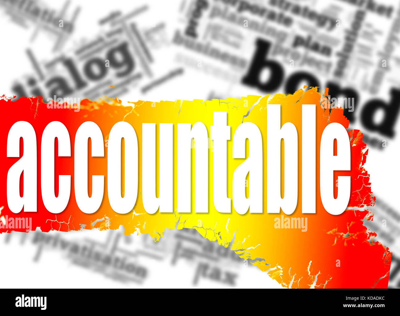 Word cloud with accountable word image with hi-res rendered artwork ...