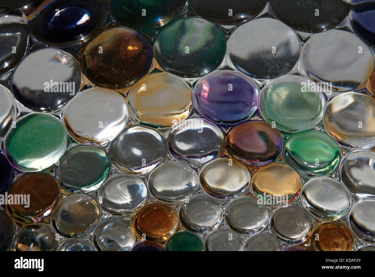 Decorative colored glass, closeup Stock Photo Alamy