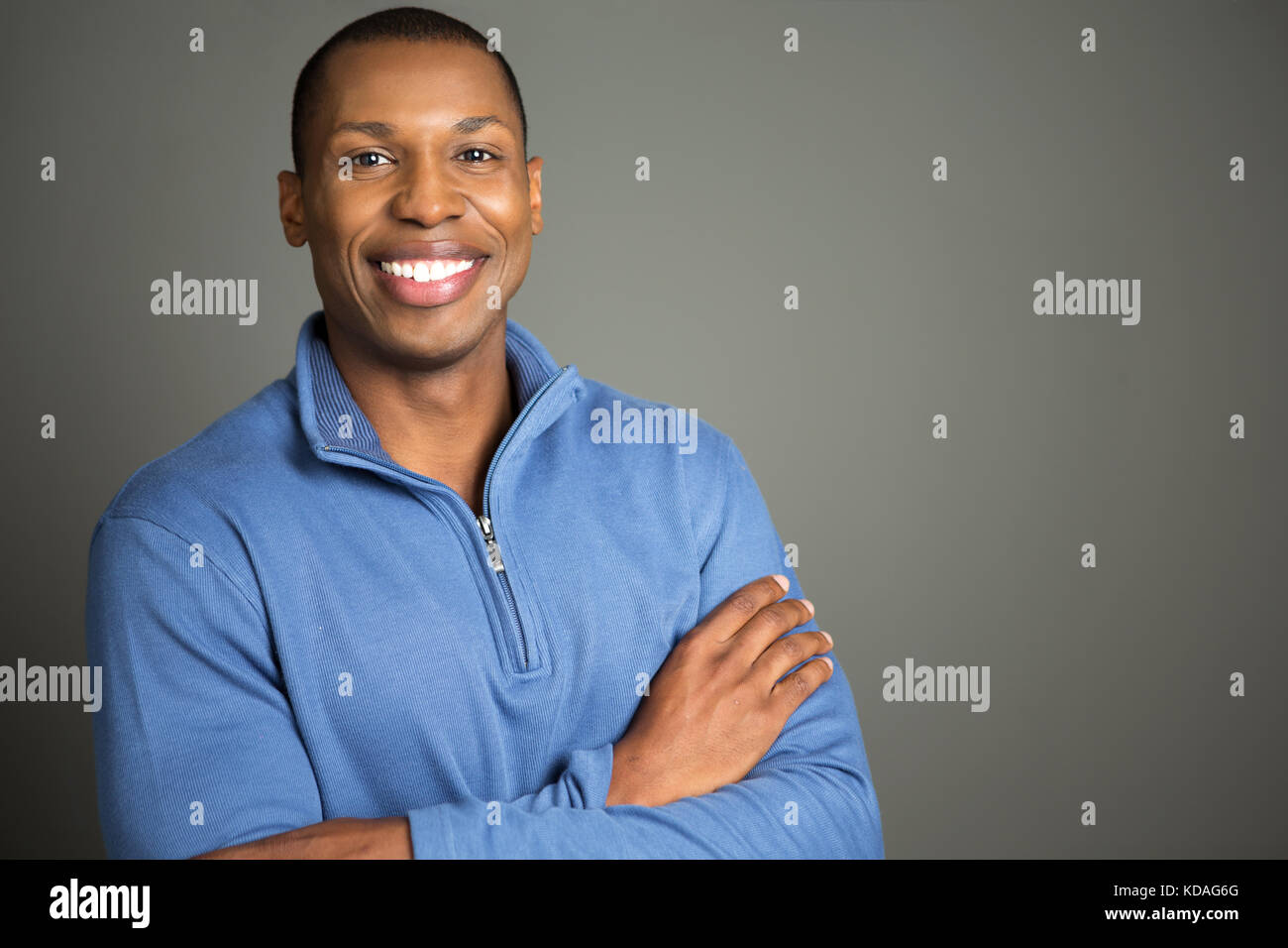 Handsome African American Man Stock Photo