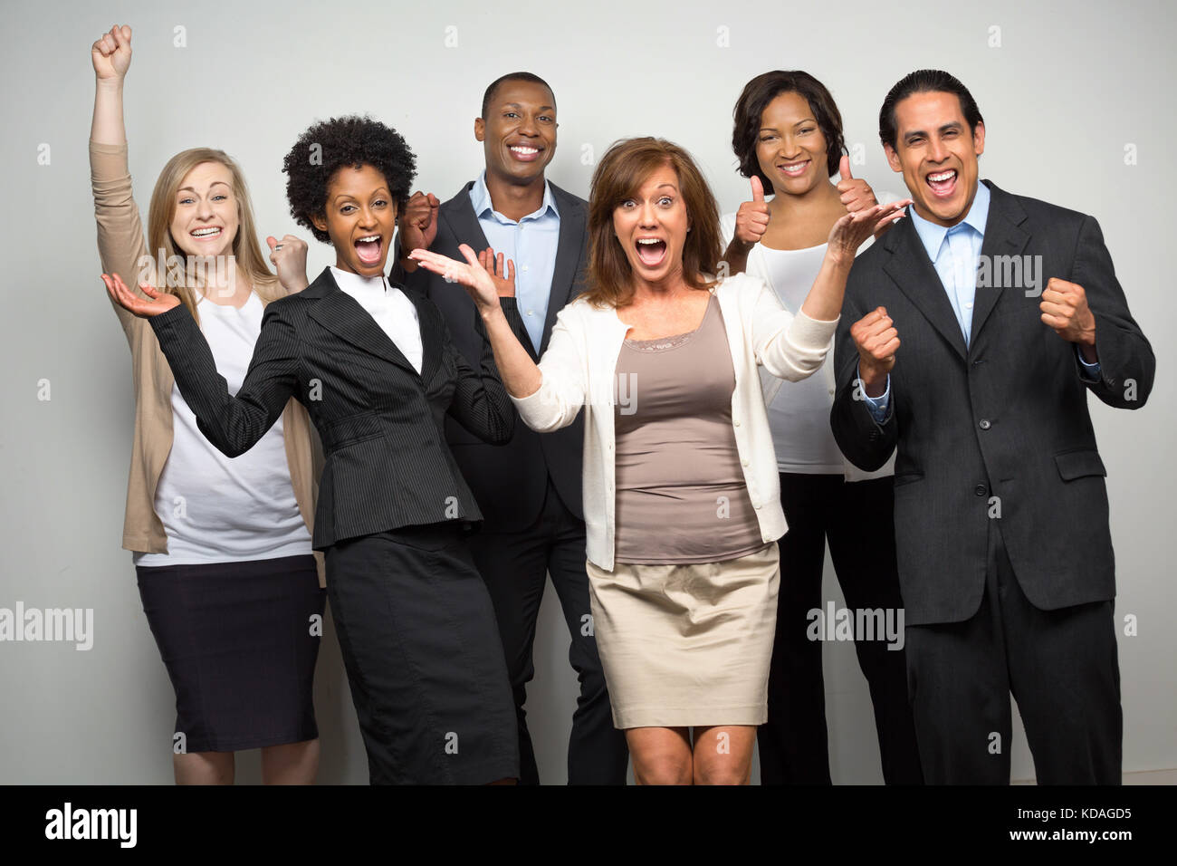 Diverse group of business people. Stock Photo