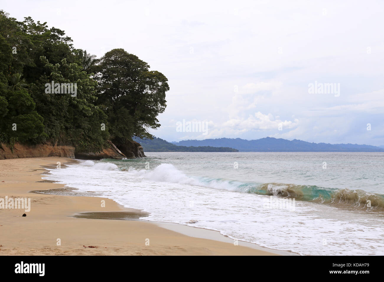 Playa Punta Uva Arrecife, Puerto Viejo de Talamanca, Limón province, Caribbean Sea, Costa Rica, Central America Stock Photo