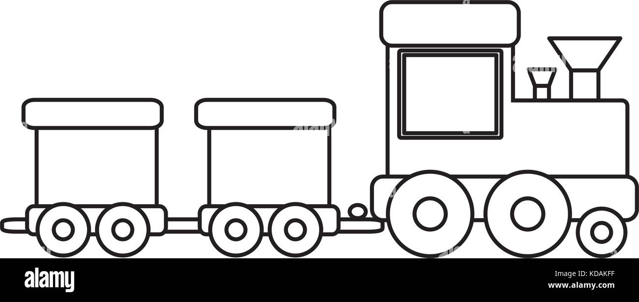 toy train icon Stock Vector Image &amp; Art - Alamy