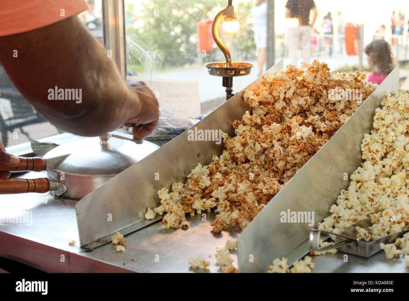 Popcorn street vendor in Rio de Janeiro Brazil Stock Photo