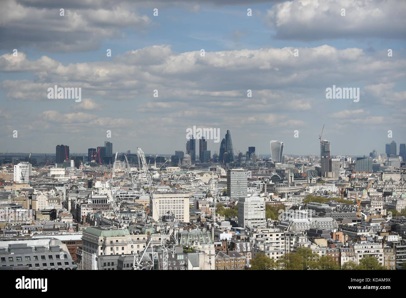 London Skyline, aerial views Stock Photo - Alamy