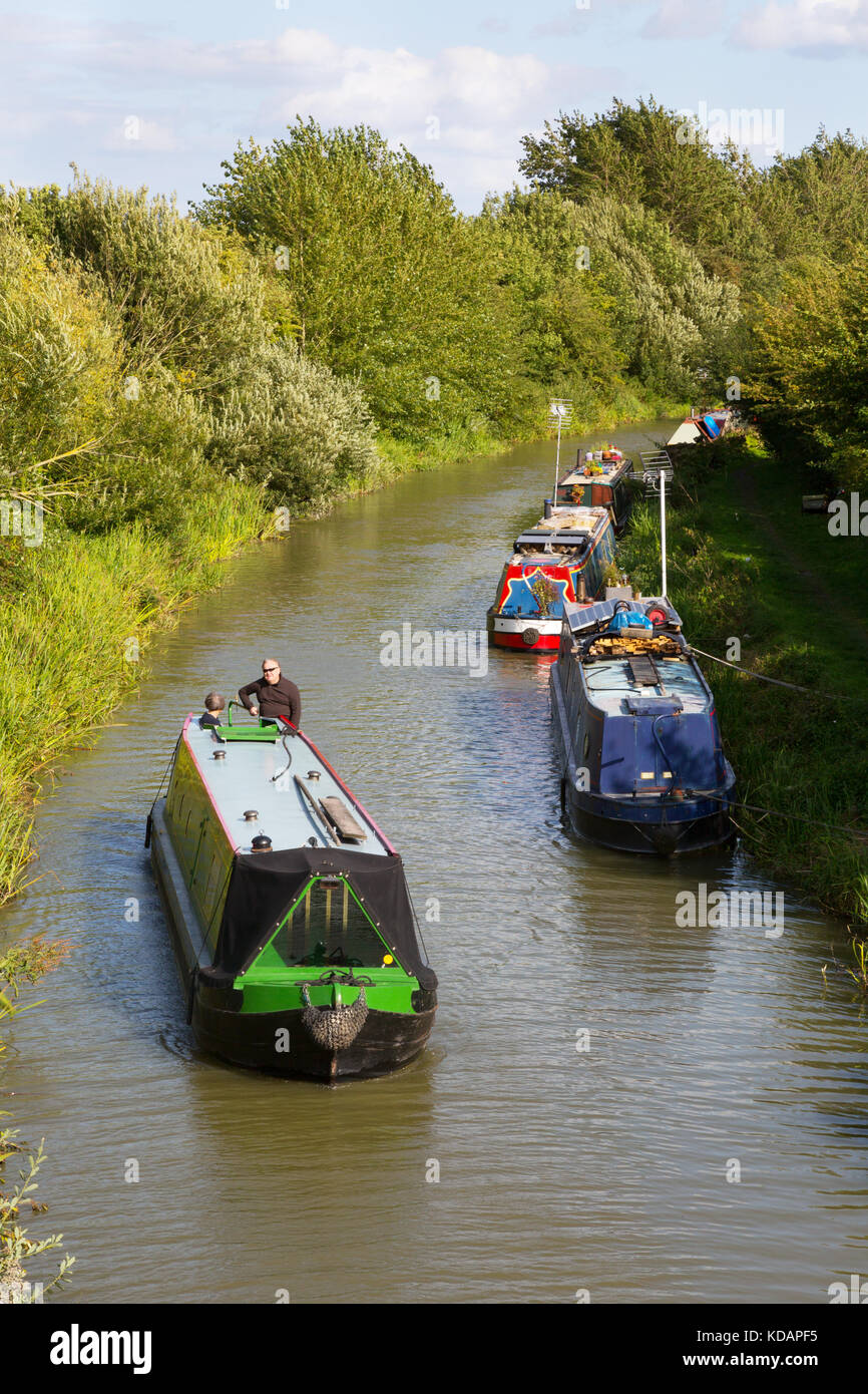 and Avon Canal a canal boat on the and Avon Canal, in