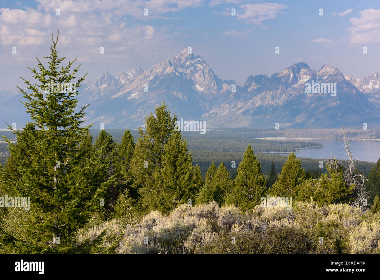 Rural mountain landscape, Moose, Grand Teton National Park, Wyoming
