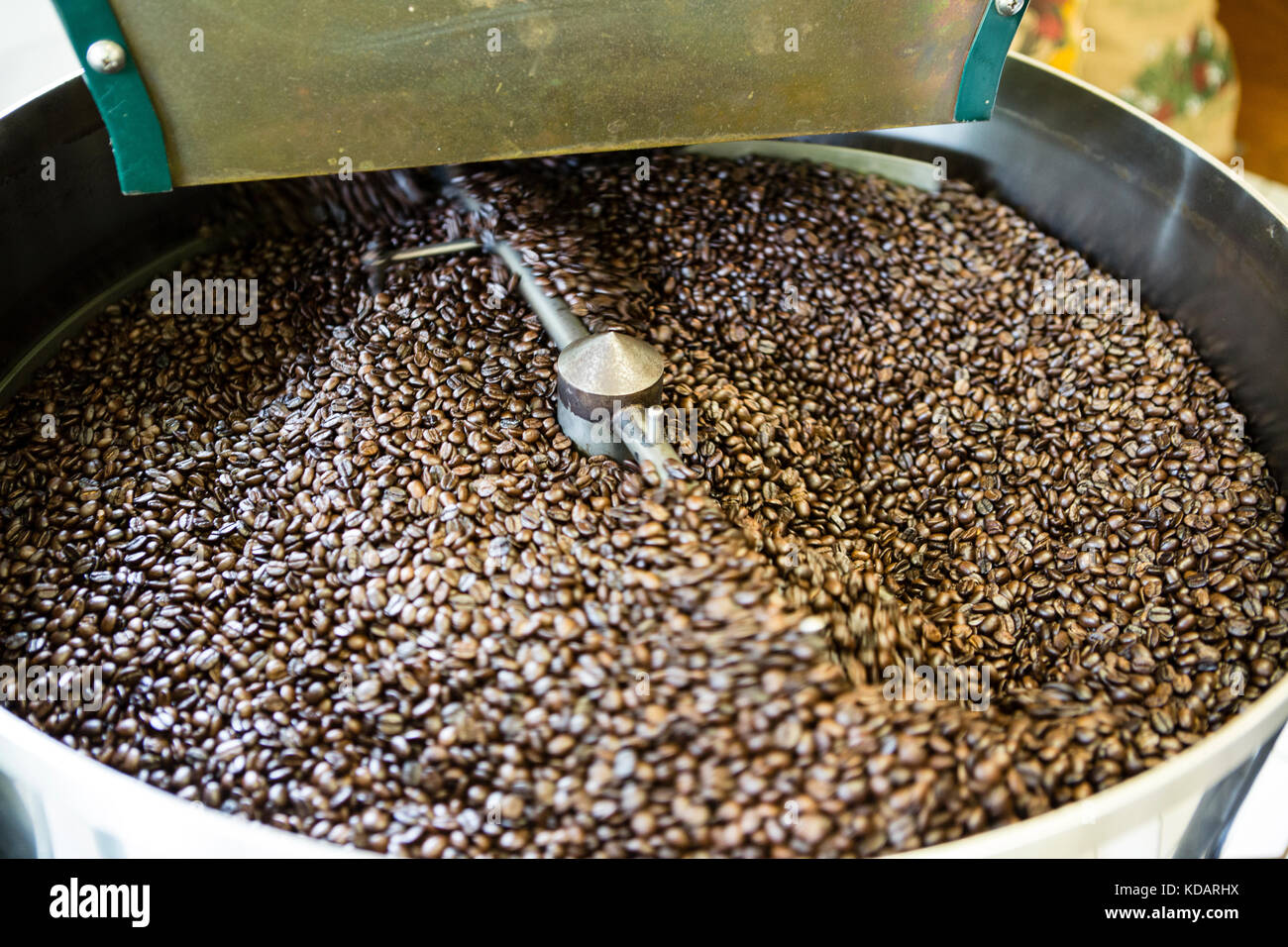 Roasting process of coffee beans Stock Photo Alamy