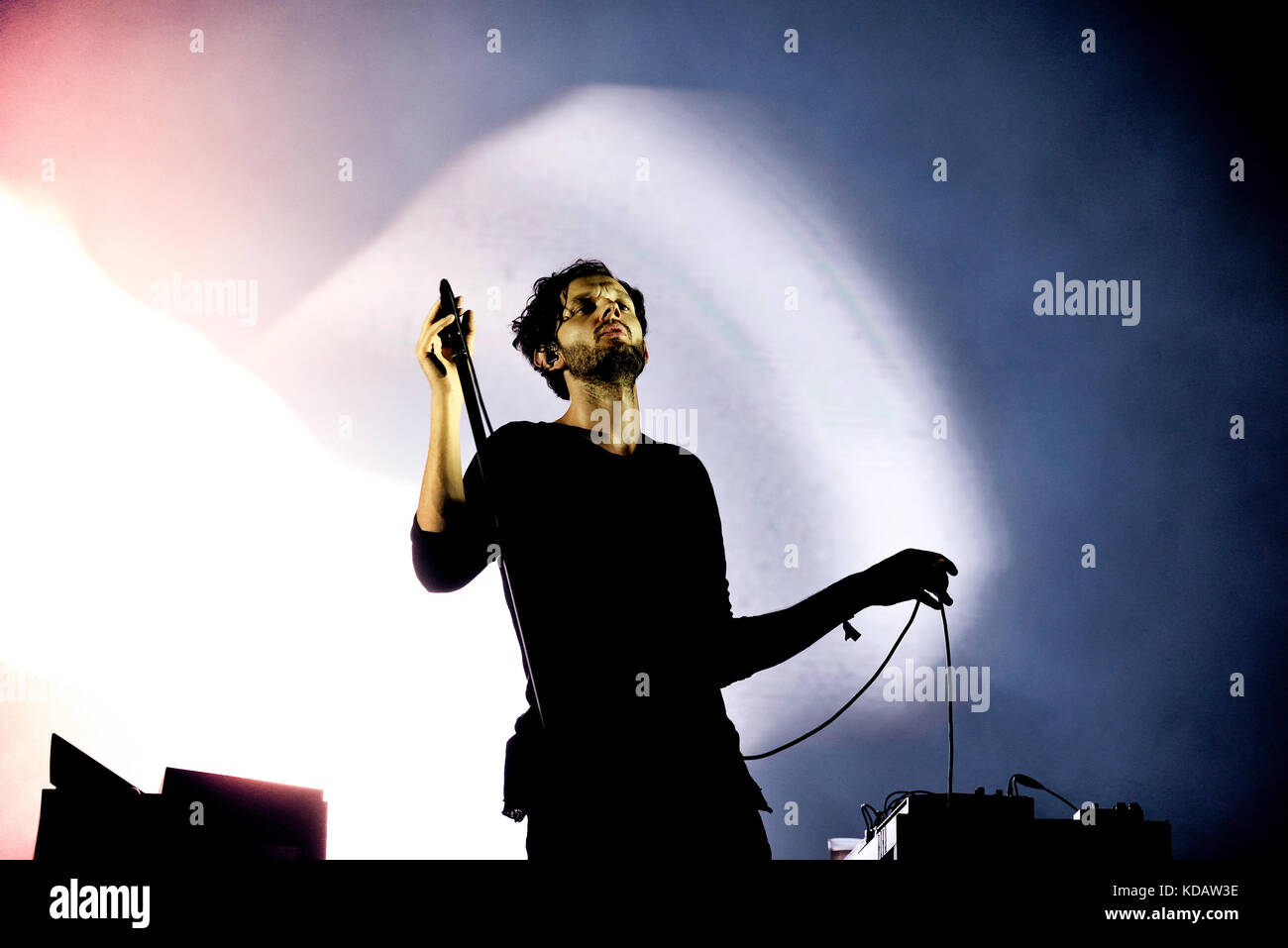 BARCELONA - JUN 16: Moderat (electronic band) perform in concert at Sonar  Festival on June 16, 2017 in Barcelona, Spain Stock Photo - Alamy
