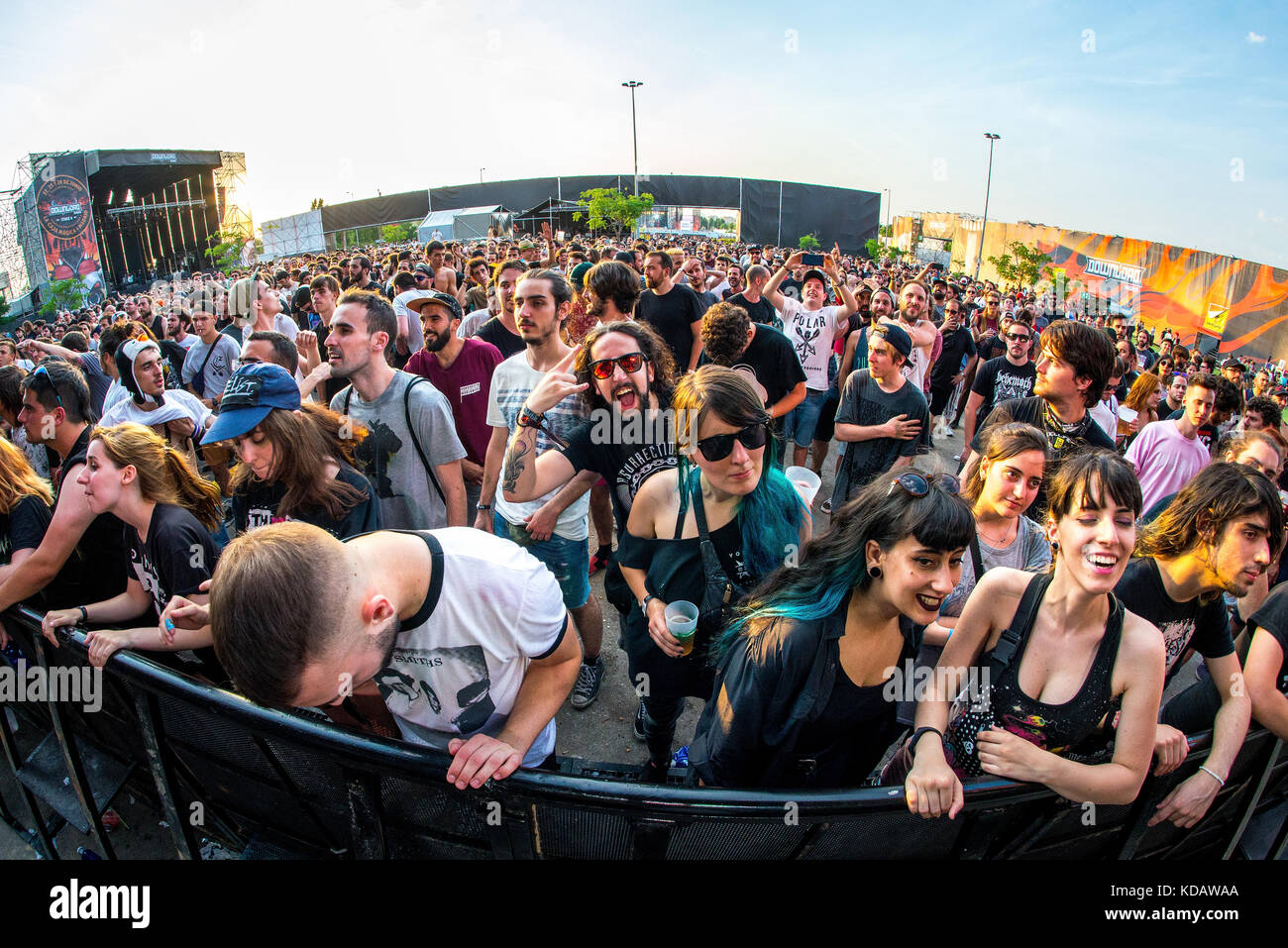 Madrid Jun 22 Linkin Park Music Band Perform In Concert At Download Heavy Metal Music Festival On June 22 16 In Madrid Spain Stock Photo Alamy