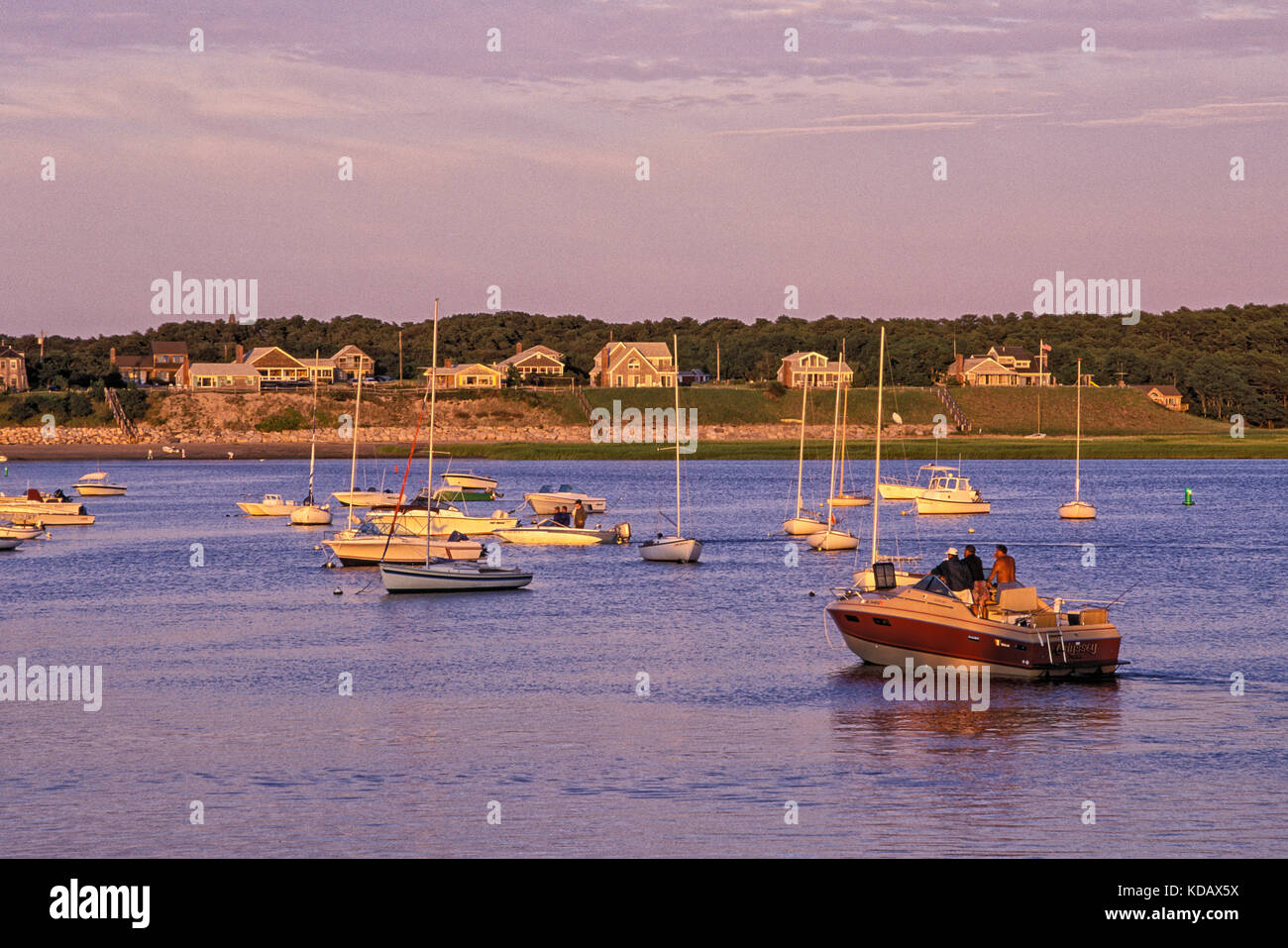 Wellfleet Harbor, Cape Cod, Massachusetts, USA Stock Photo Alamy
