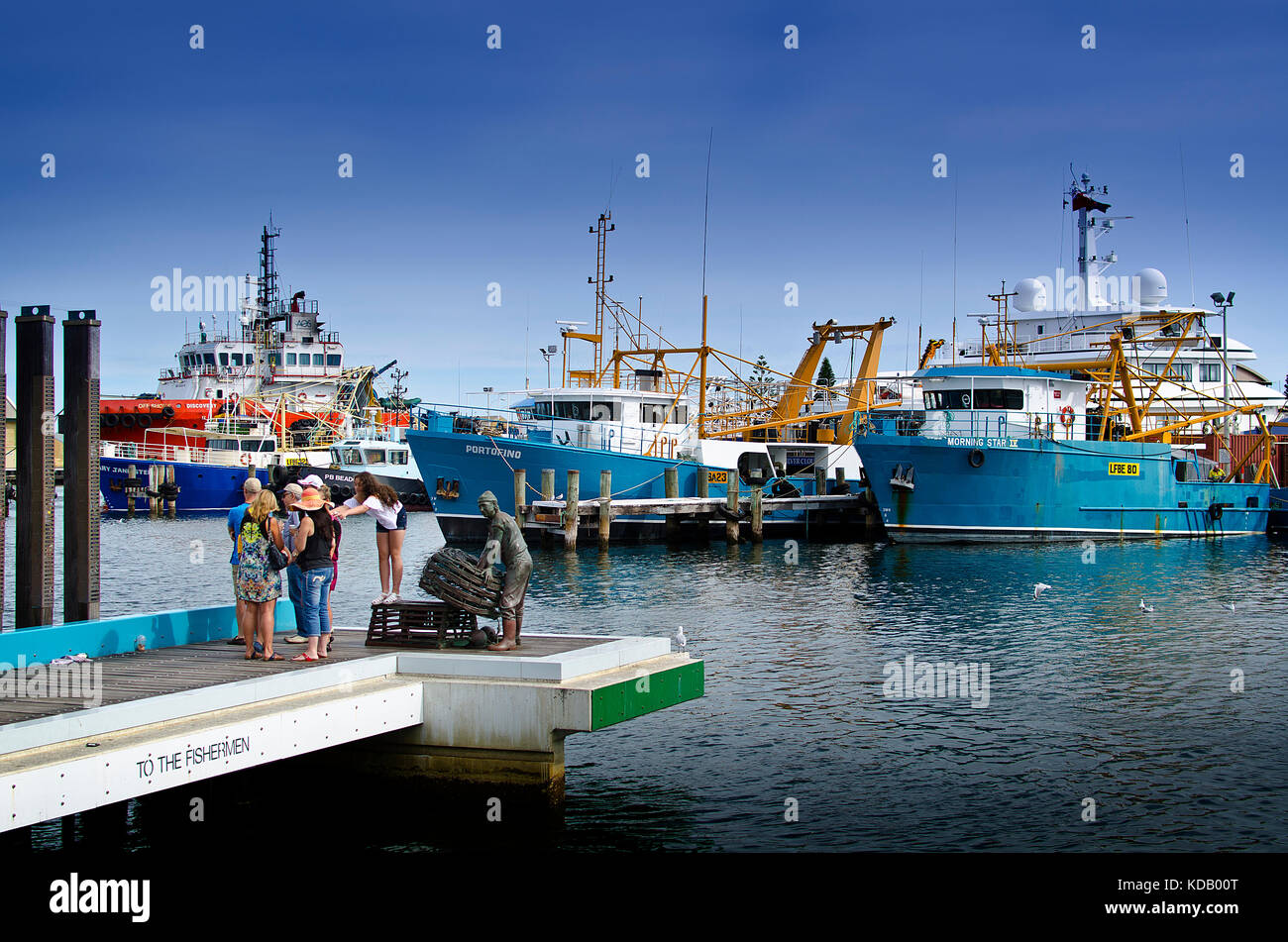 "To the fishermen" The Jetty, Fishing Boat Harbour, Fremantle Western