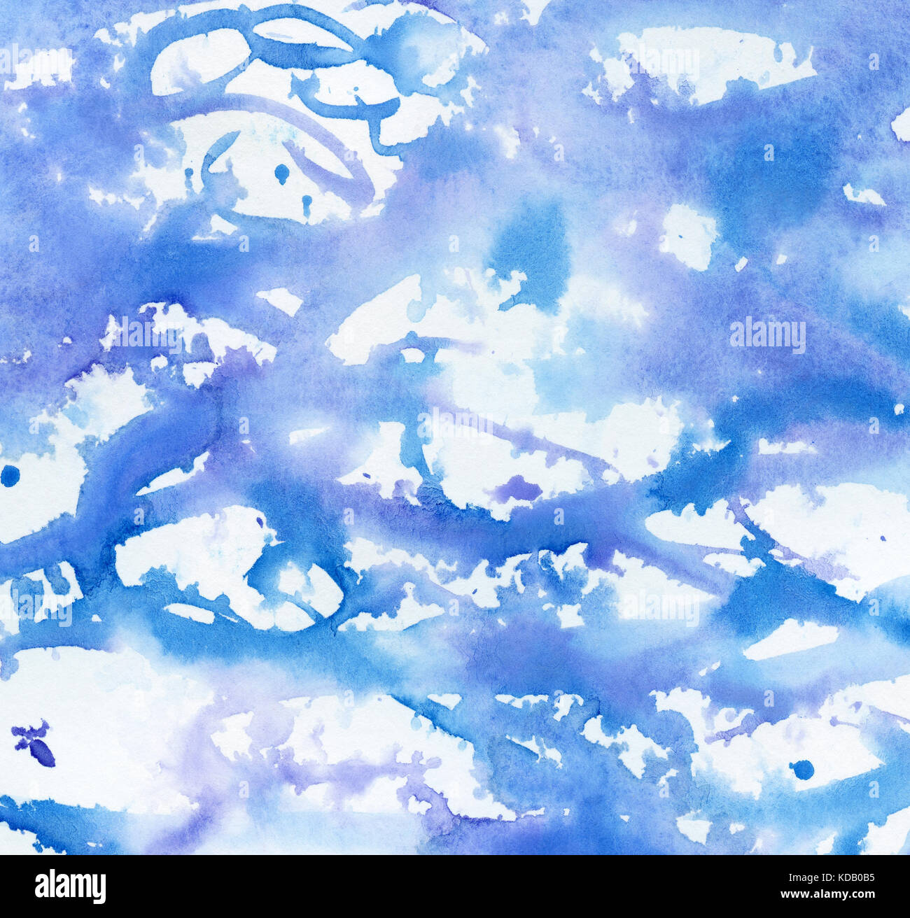 Abstract painted watercolor background on paper texture Stock Photo - Alamy