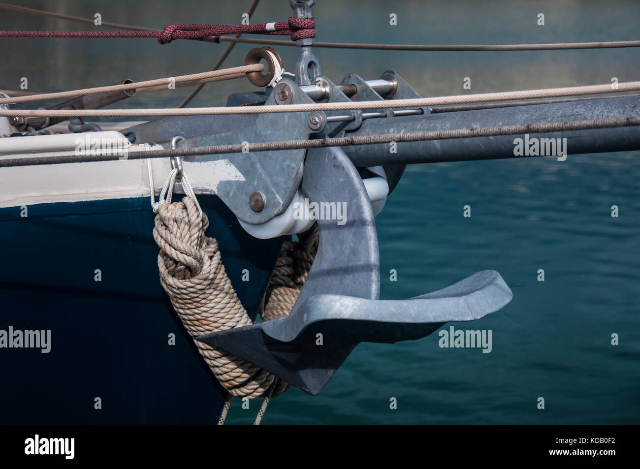 Bow of the traditional sailing boat. Stock Photo