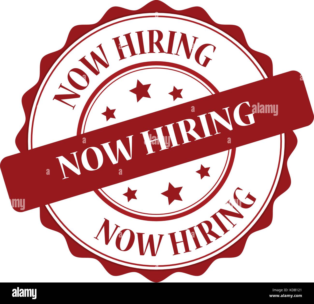 Now hiring red stamp illustration Stock Vector Image & Art Alamy