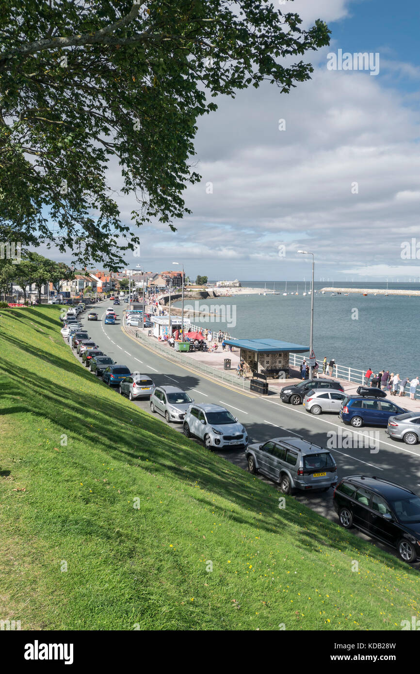Colwyn Bay promenade in North Wales UK Stock Photo Alamy