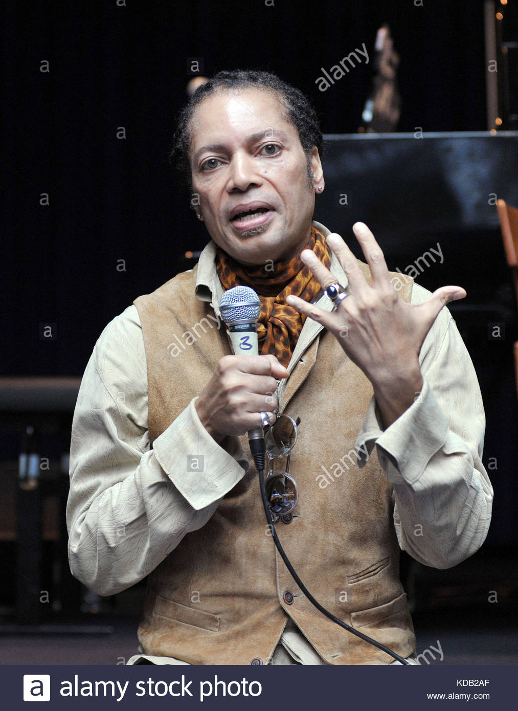 Sananda Maitreya Formerly Known As Terence Trent D Arby Presents Stock Photo Alamy