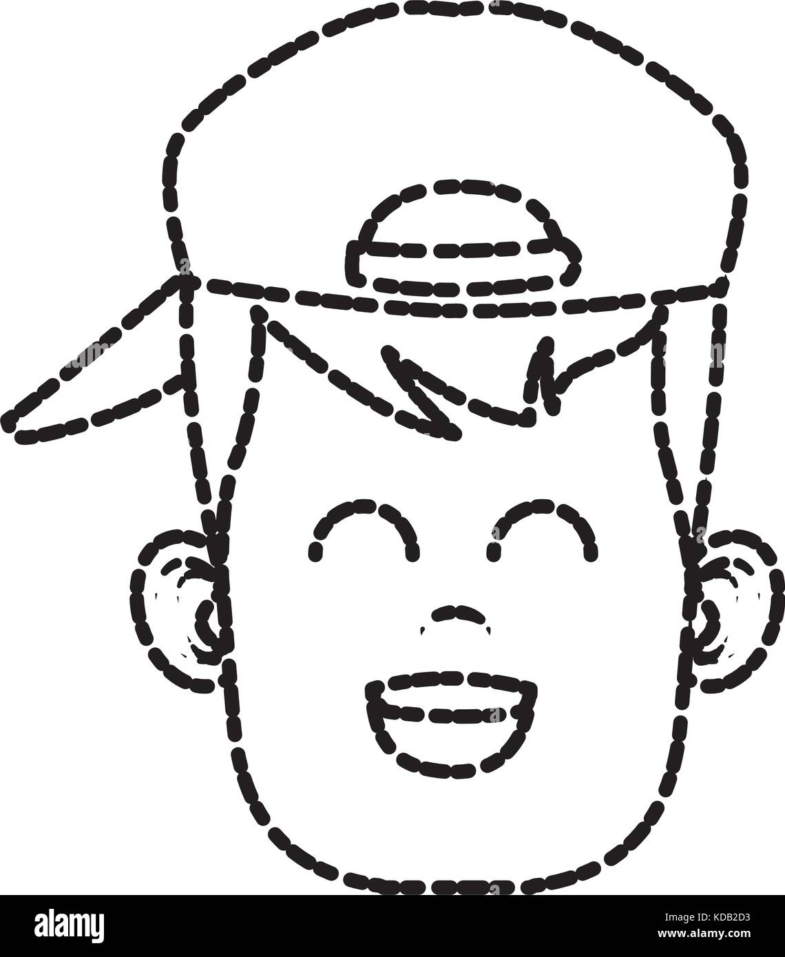 Funny boy face Stock Vector Image & Art - Alamy