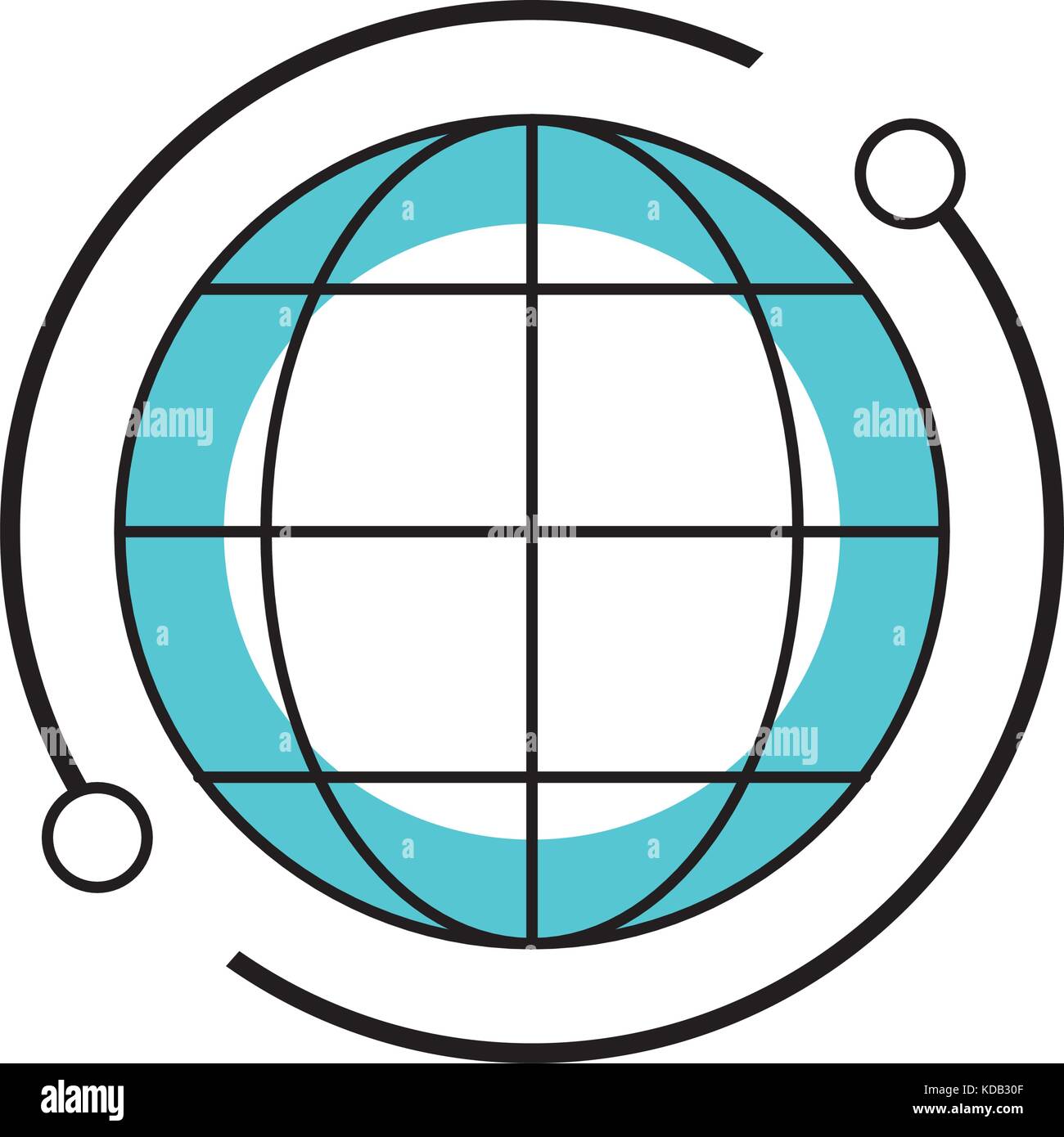 global map connection digital technology vector illustration Stock ...