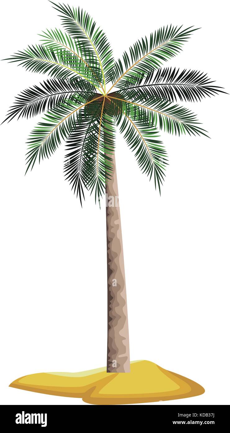 Tree palm symbol Stock Vector Image & Art - Alamy