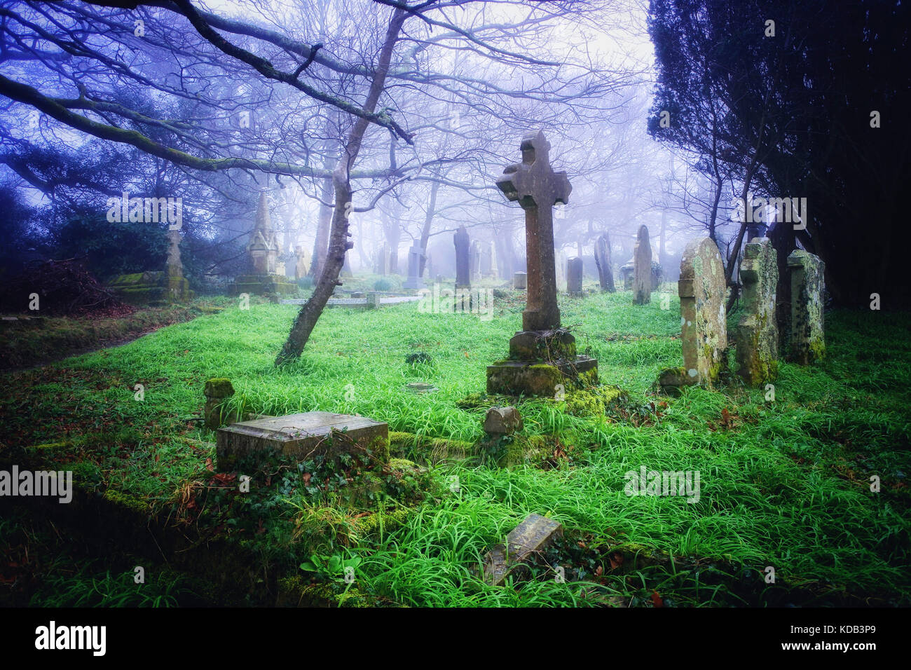 St. Dennis Cemetery, Cornwall, UK John Gollop Stock Photo Alamy