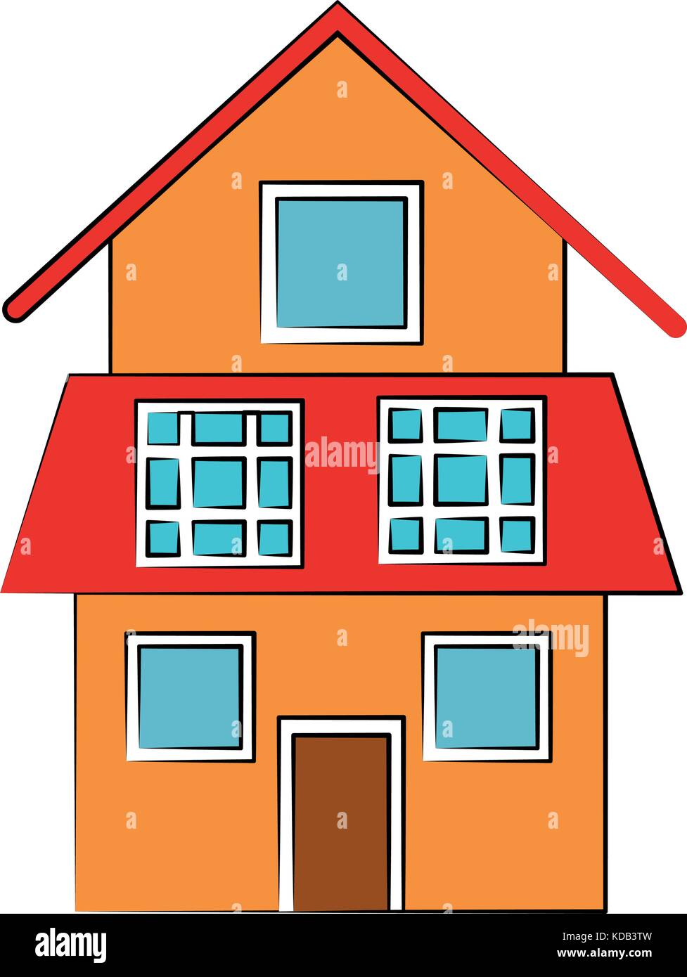 house or home three story icon image Stock Vector Image & Art - Alamy