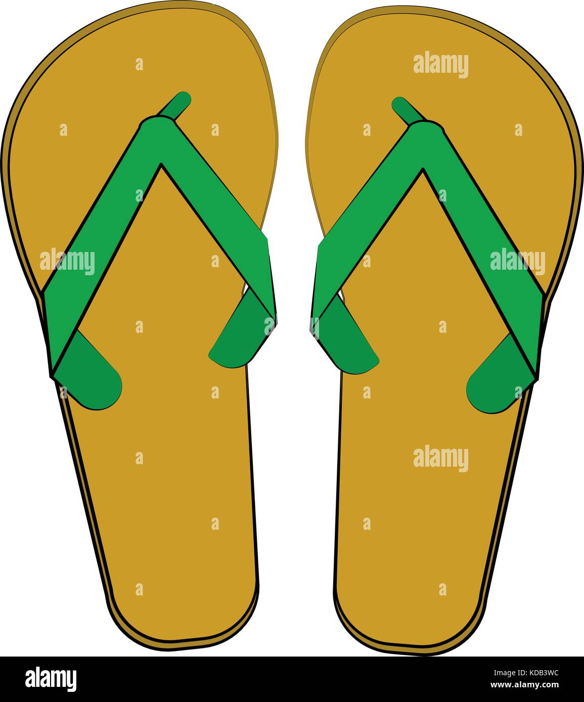 flip flop sandals icon image Stock Vector Image & Art - Alamy