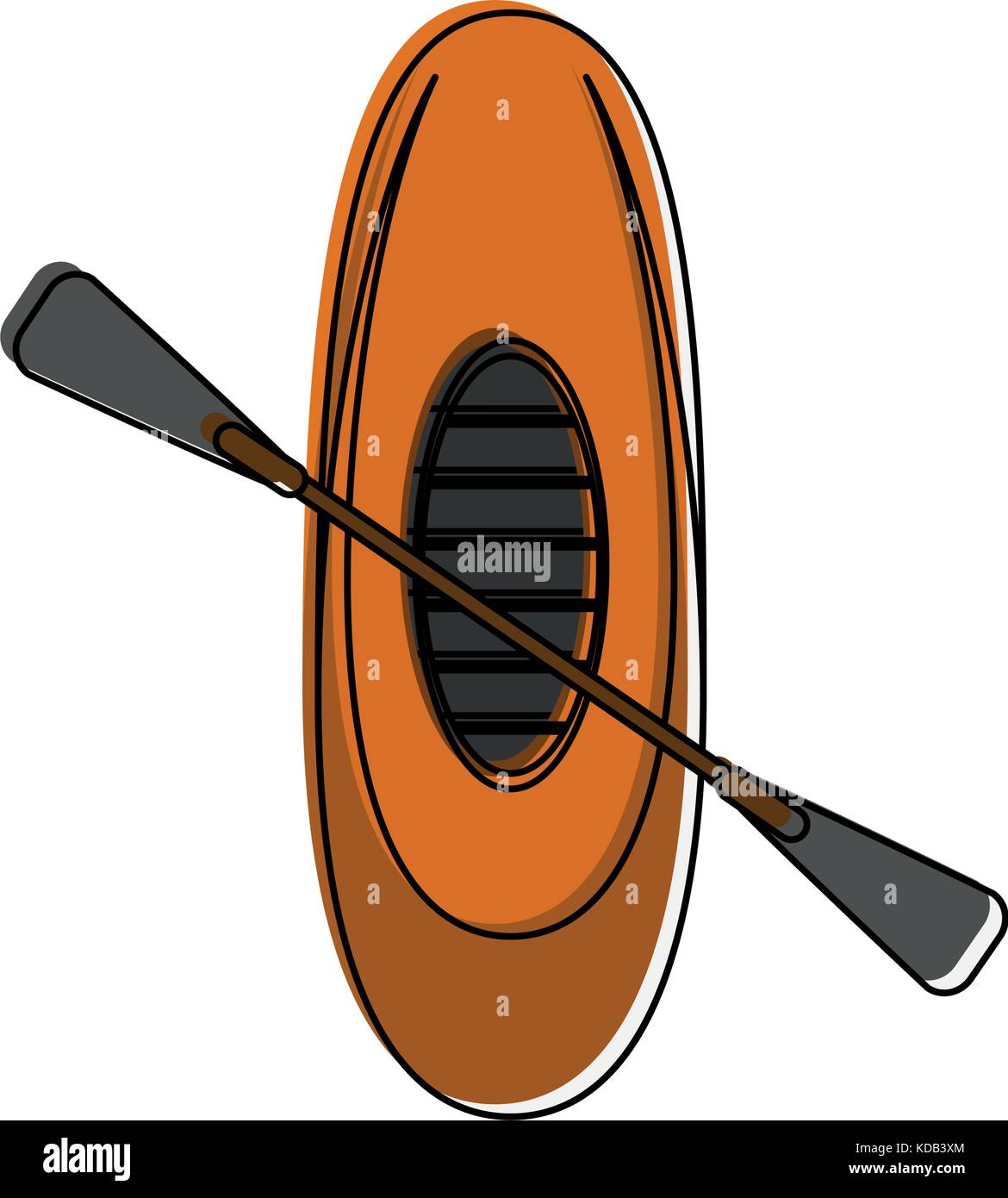 row boat or kayak icon image Stock Vector Image & Art - Alamy