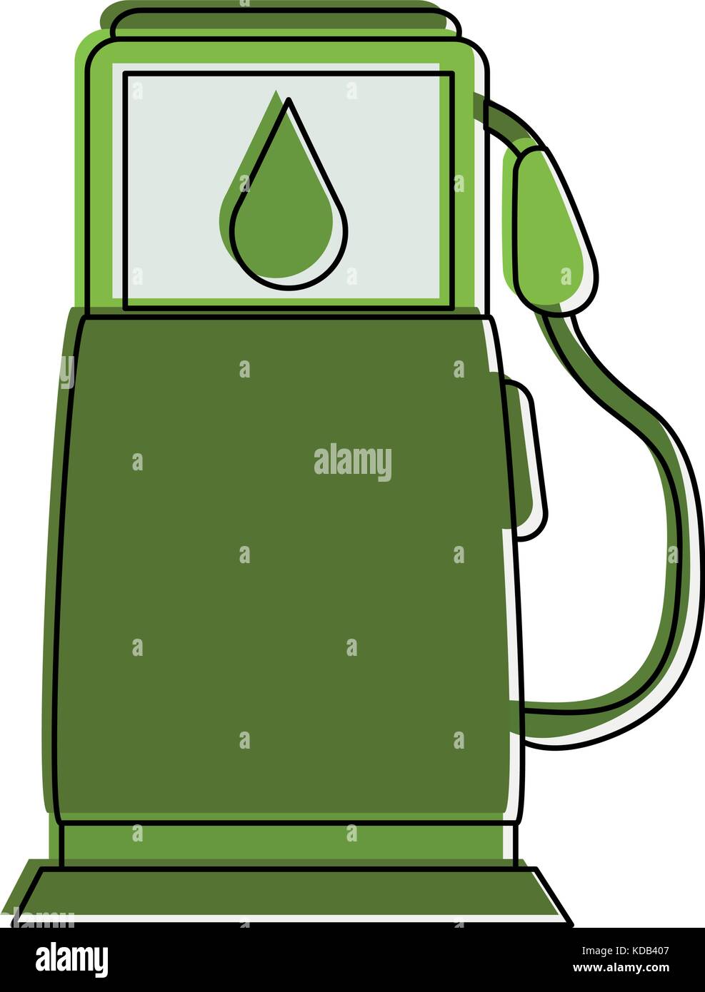 Gas Pump Eco Friendly Icon Image Stock Vector Image Art Alamy