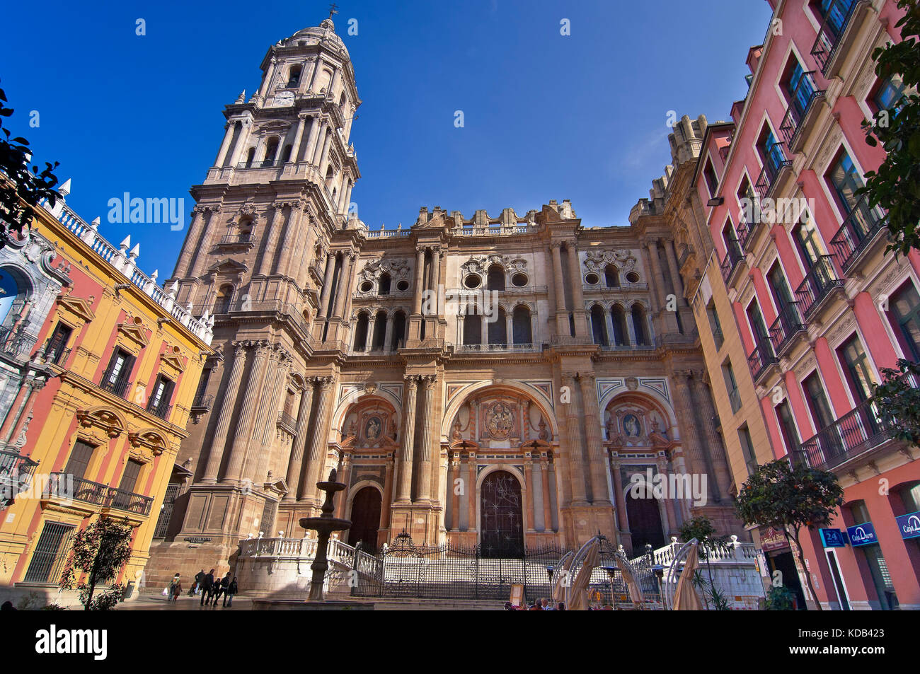 Cathedral (opened in 1588), Malaga, Region of Andalusia, Spain, Europe Stock Photo