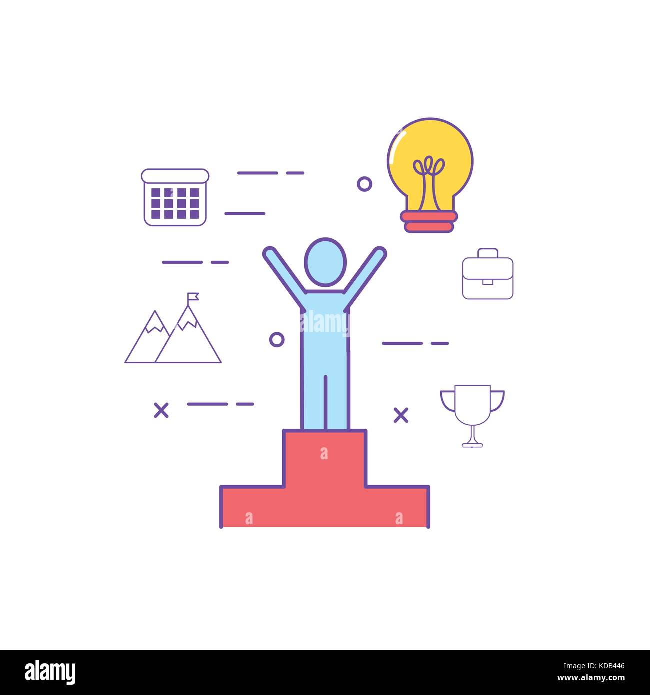 teamwork technology communication social media vector illustration ...
