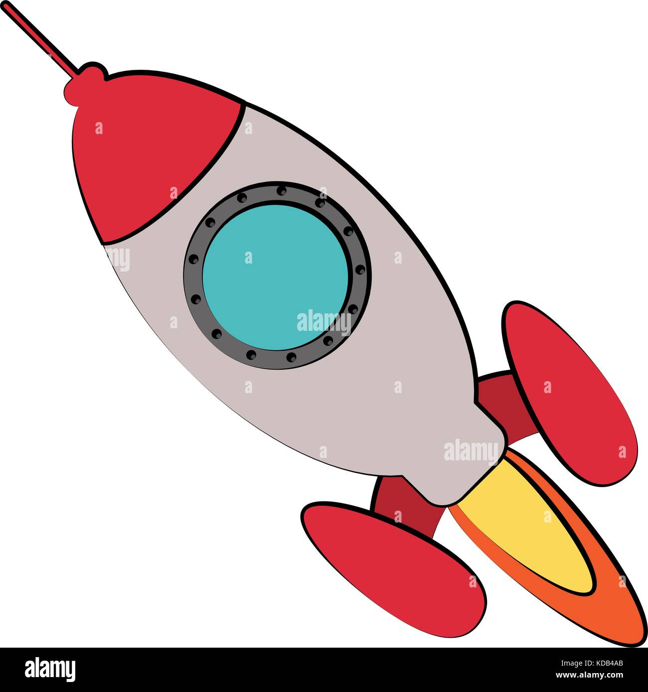 flying rocket icon image Stock Vector Image & Art - Alamy