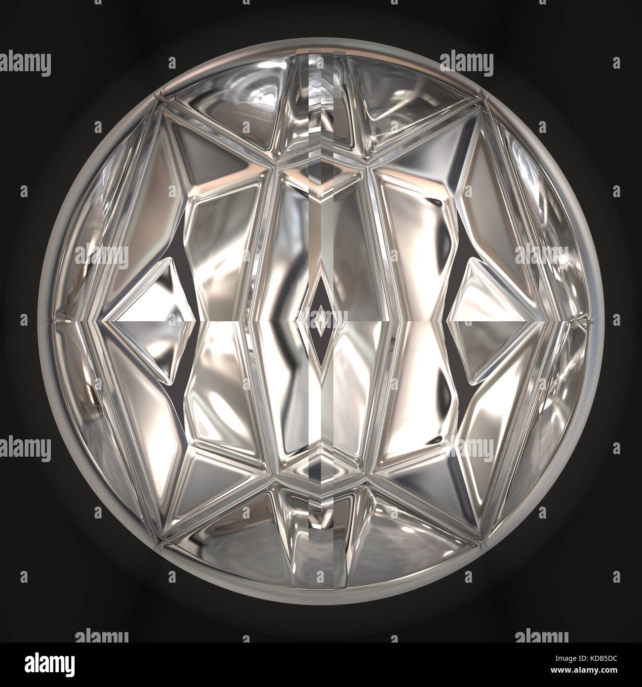Round cut diamond isolated on black Stock Photo - Alamy