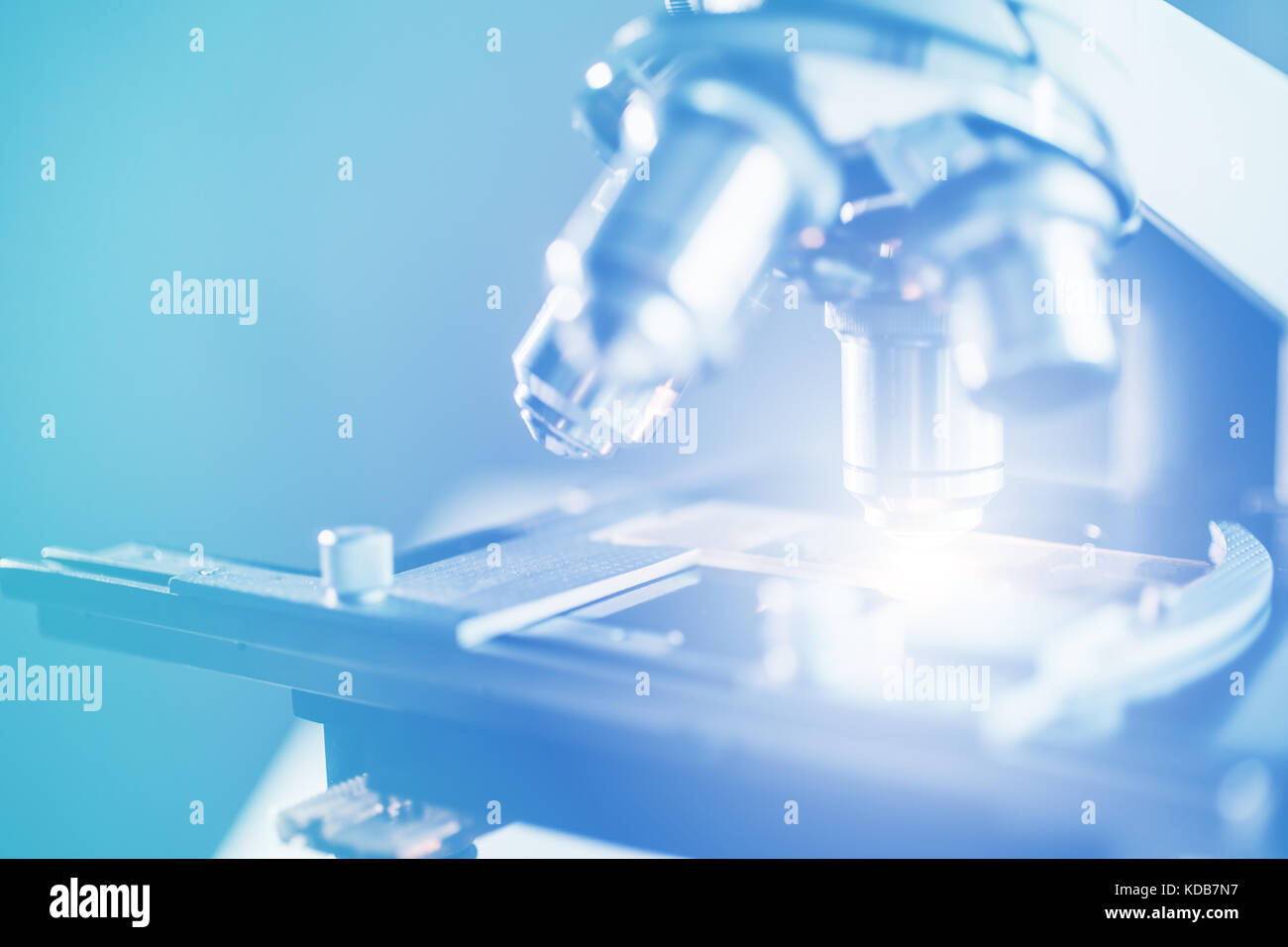 Close-up shot of microscope Stock Photo - Alamy