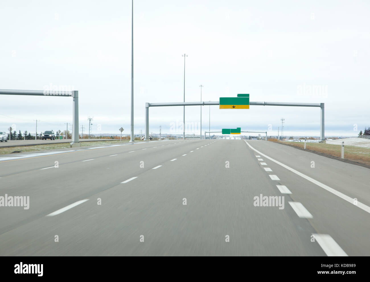 Blank highway signs hires stock photography and images Alamy