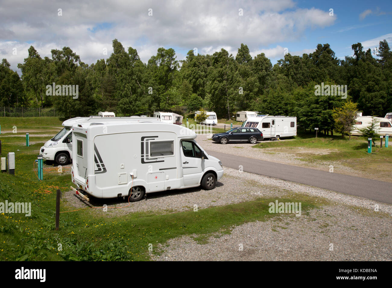 High Range Holiday Park; Aviemore; Scotland; Stock Photo