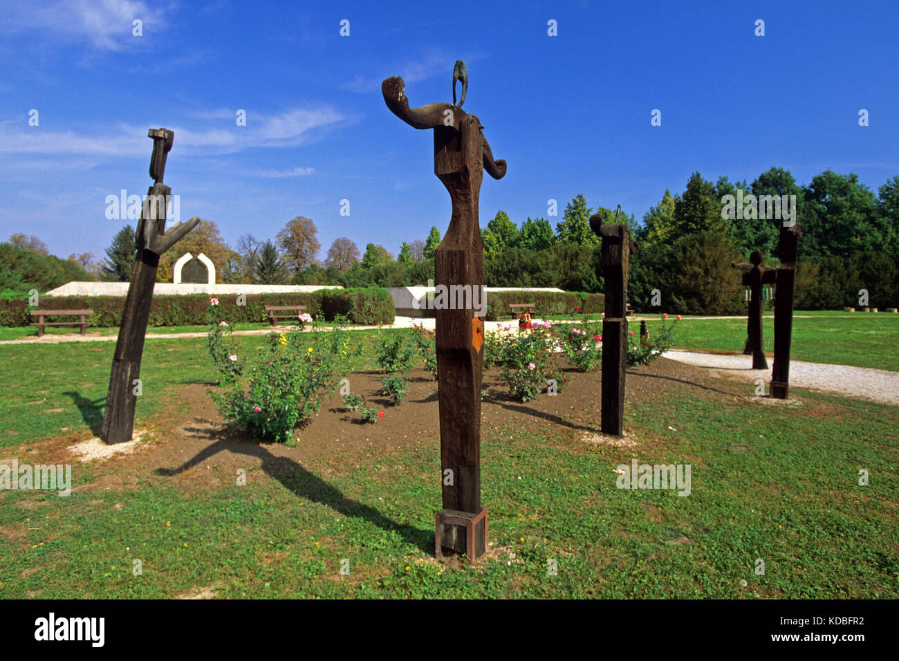 Ungarn, Südungarn, Satorhely, Gedenkpark an die Schlacht von Mohacs 1526 Stock Photo