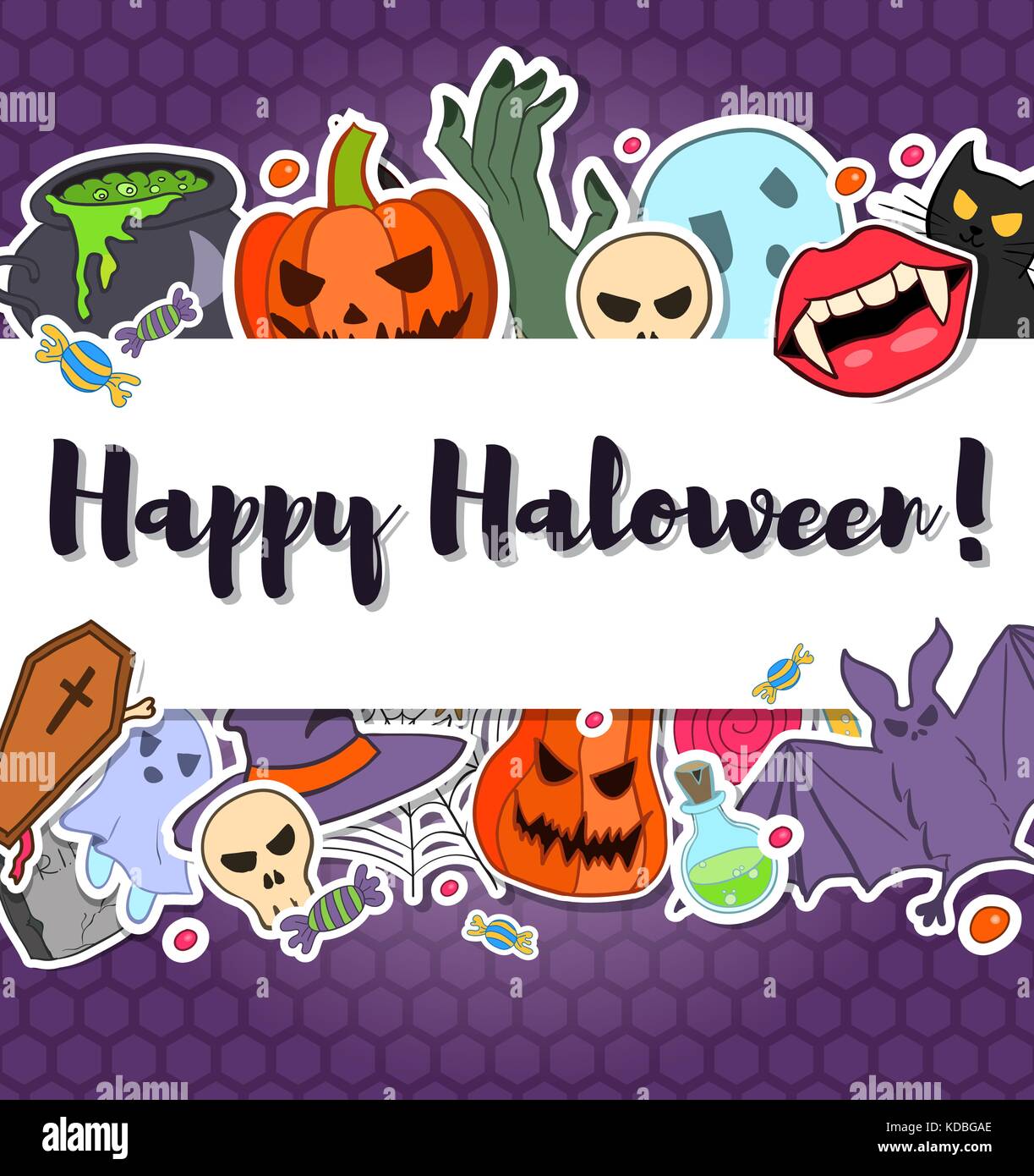 Vector Halloween background Stock Vector Image & Art - Alamy